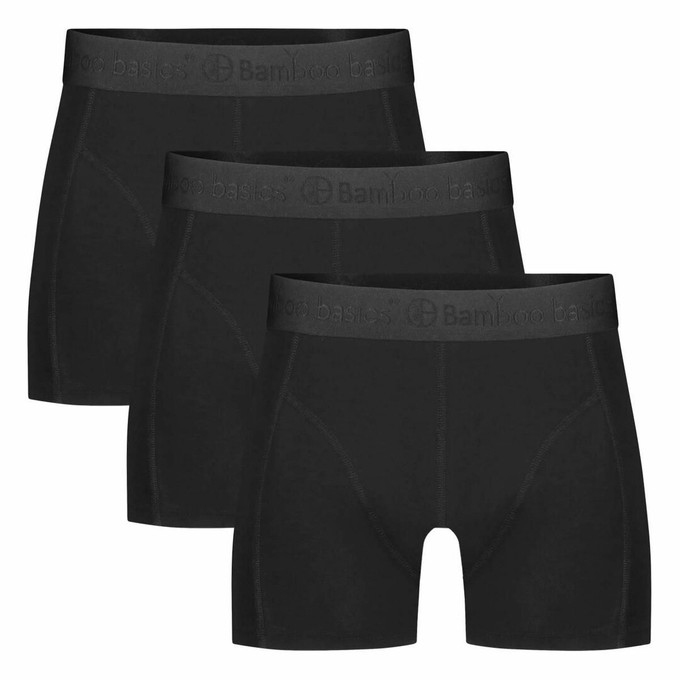 Bamboo Basics bamboe boxershorts Rico Ton Sur Ton - zwart from Lotika