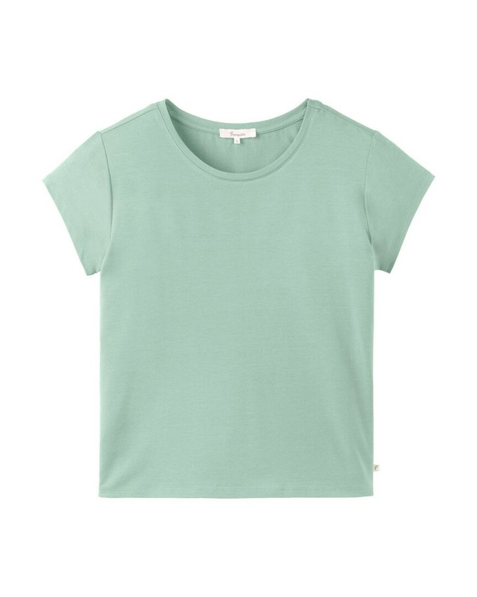 Tranquillo dames T-shirt Tencel - granite green from Lotika