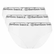 Bamboe slips Yara 3-pack - wit via Lotika