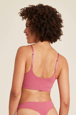 Tranquillo dames bralette bh Tencel - red violet from Lotika