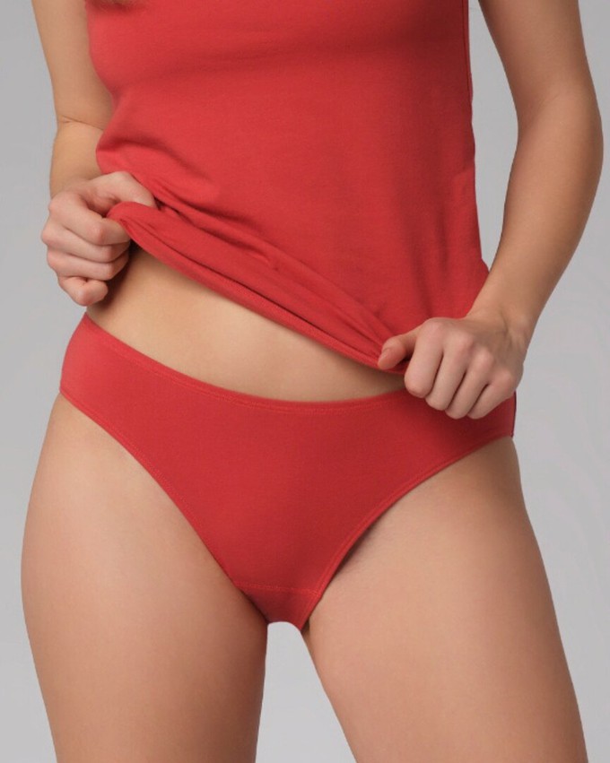 Comazo slip biologisch katoen - cranberry rood from Lotika