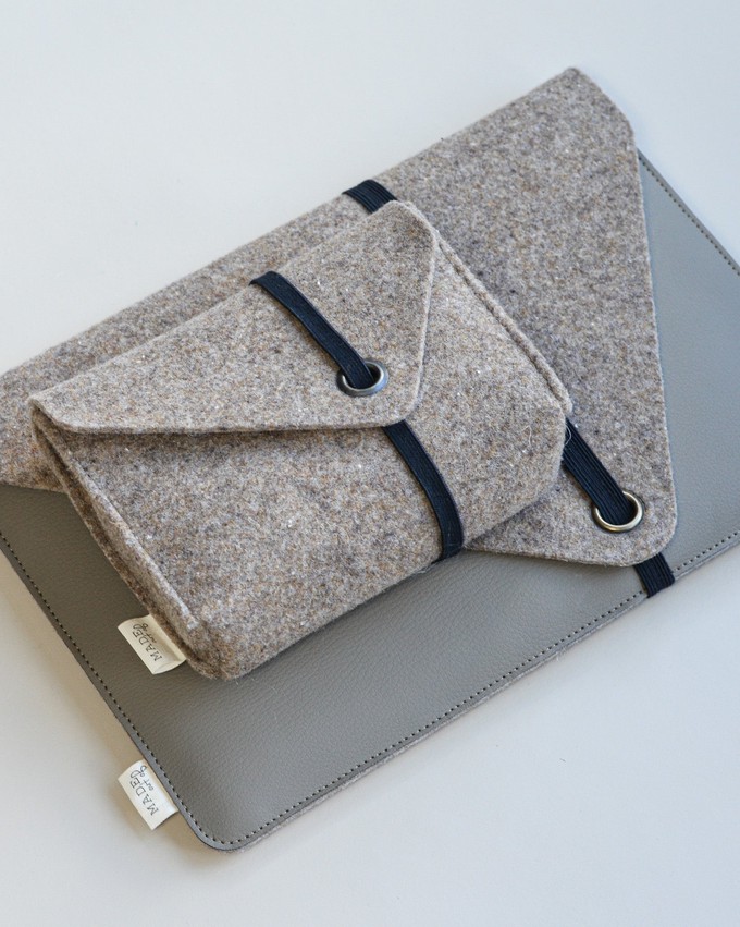 Laptophoes MARO - Taupe Combi from MADE out of