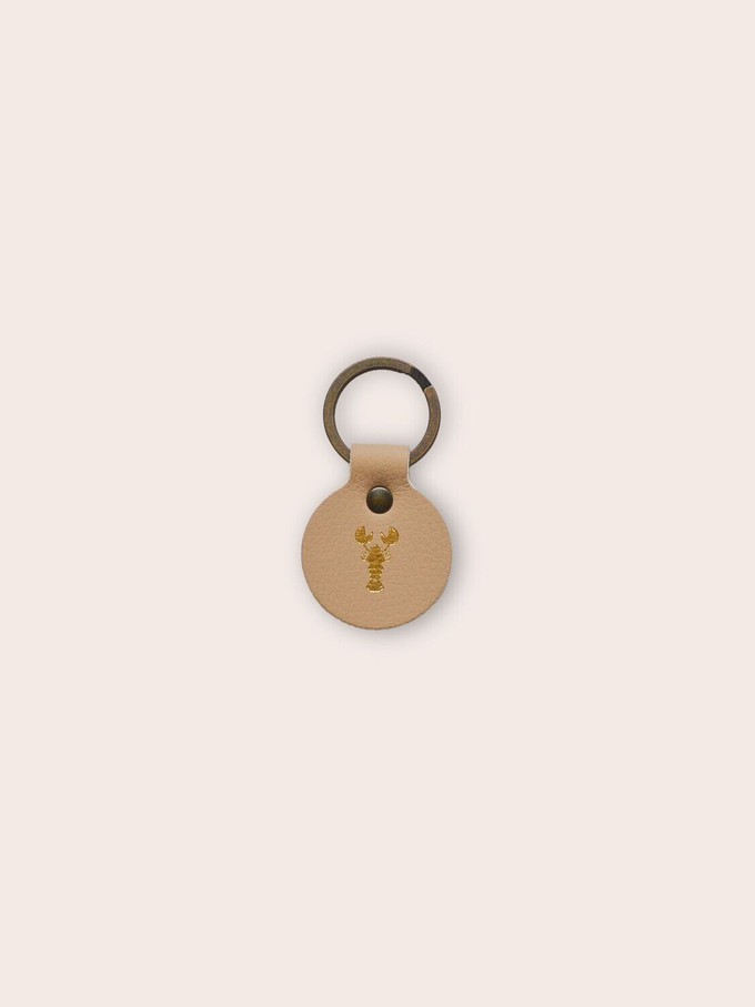 Ronde sleutelhanger LOB - Beige from MADE out of