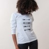 arrows long sleeve scoop neck from madeclothing