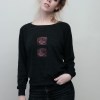 chinese stamp raglan pullover from madeclothing