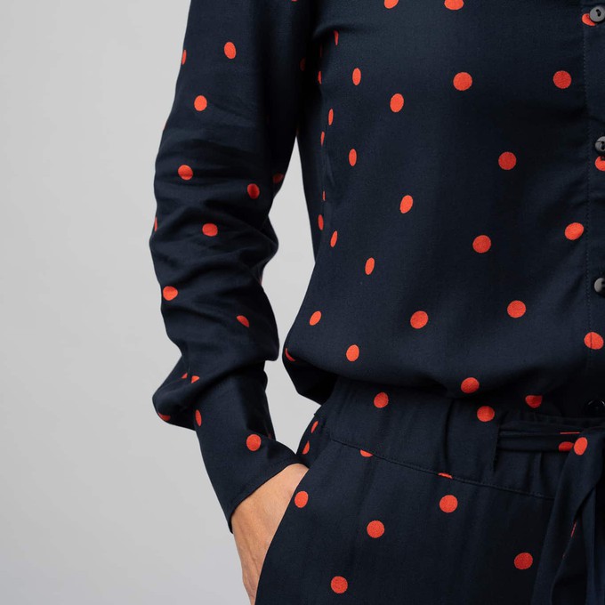 Mees Navy Dots blouse from Marjolein Elisabeth