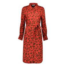 Merel Red Leopard jurk via Marjolein Elisabeth