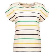 Yvet Cream Stripes top via Marjolein Elisabeth