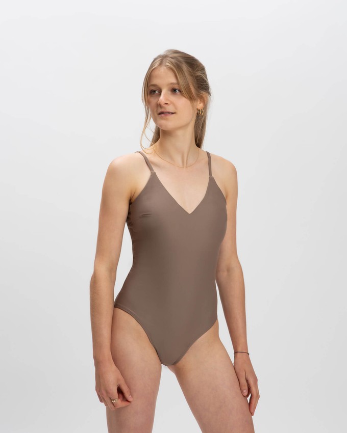 V-Neck Bathing Suit taupe from Matona