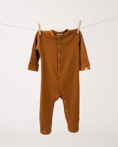 Basic Footed Pajama toffee via Matona