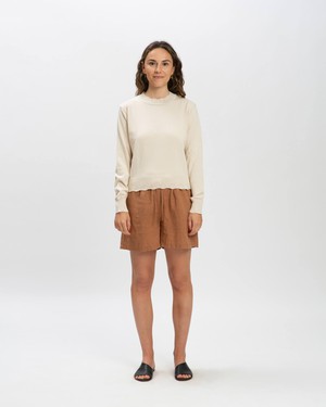 Flower Sweater sand from Matona