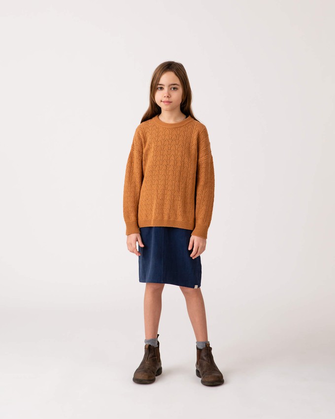 Lace Sweater ochre from Matona