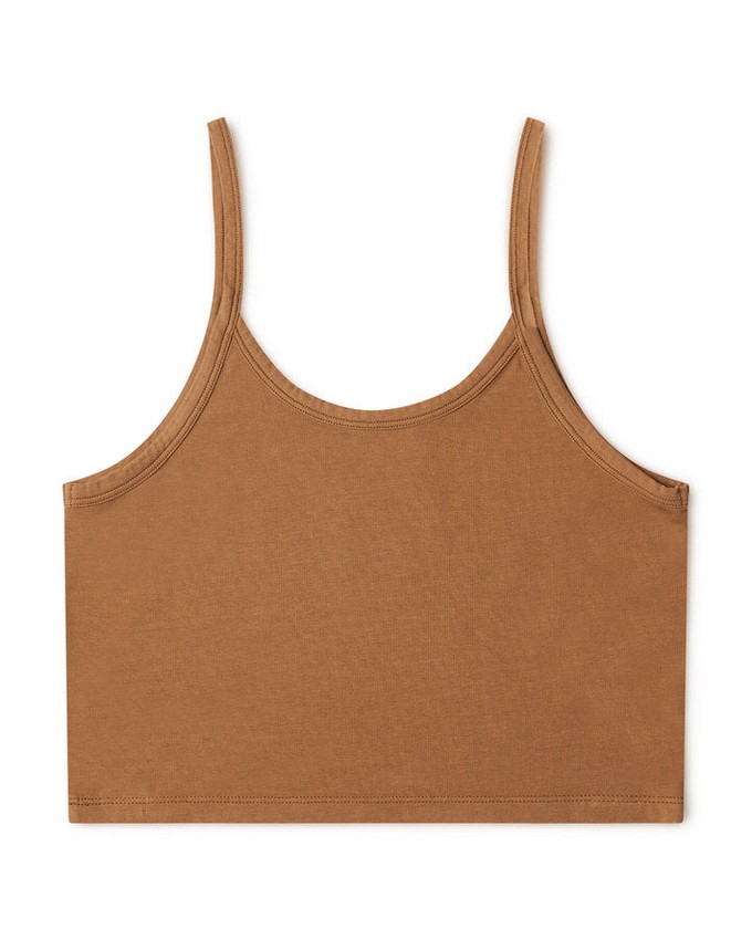 Basic Crop Top toffee from Matona