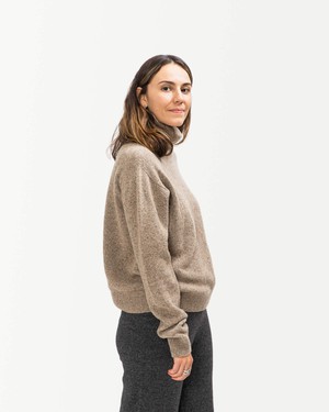 Rollneck Pullover pebble from Matona