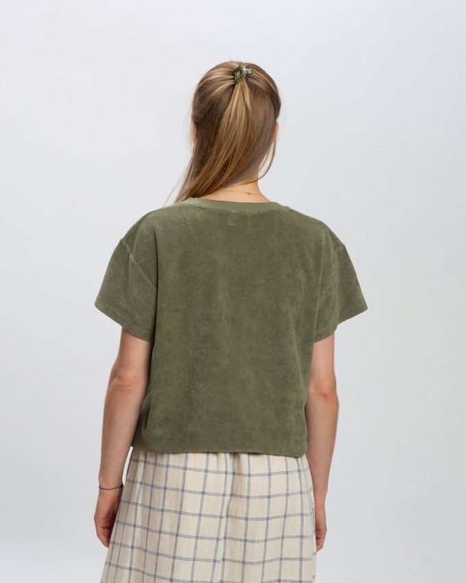 Terry T-Shirt olive green from Matona