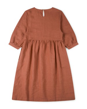 Puff Sleeve Dress russet from Matona