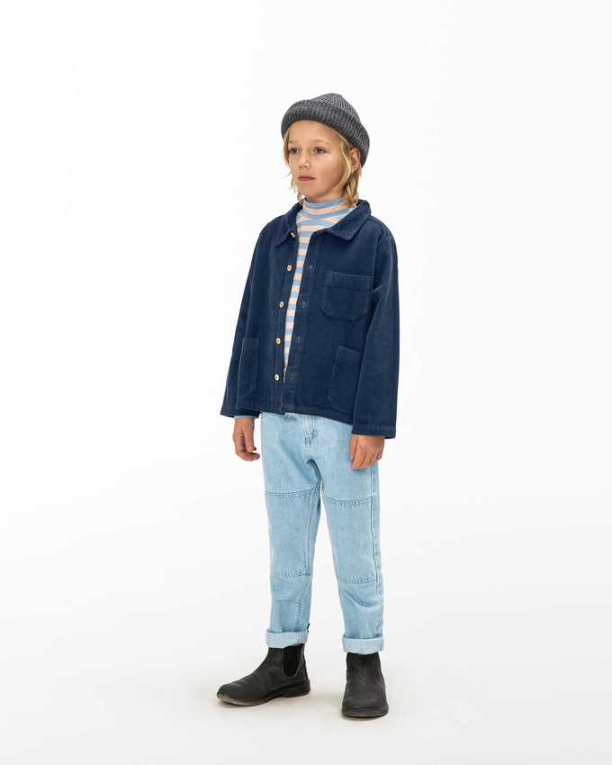 Boxy Corduroy Jacket anchor blue from Matona