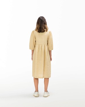 Elegant Midi Dress dijon check from Matona