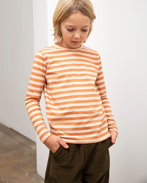 Longsleeve Tee oyster-caramel from Matona