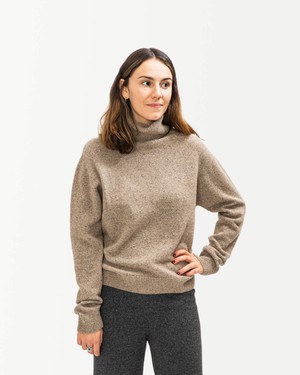 Rollneck Pullover pebble from Matona