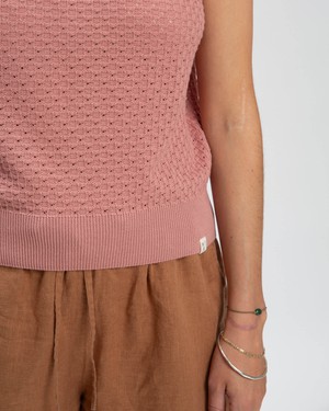 Cotton Knit Top dusk pink from Matona