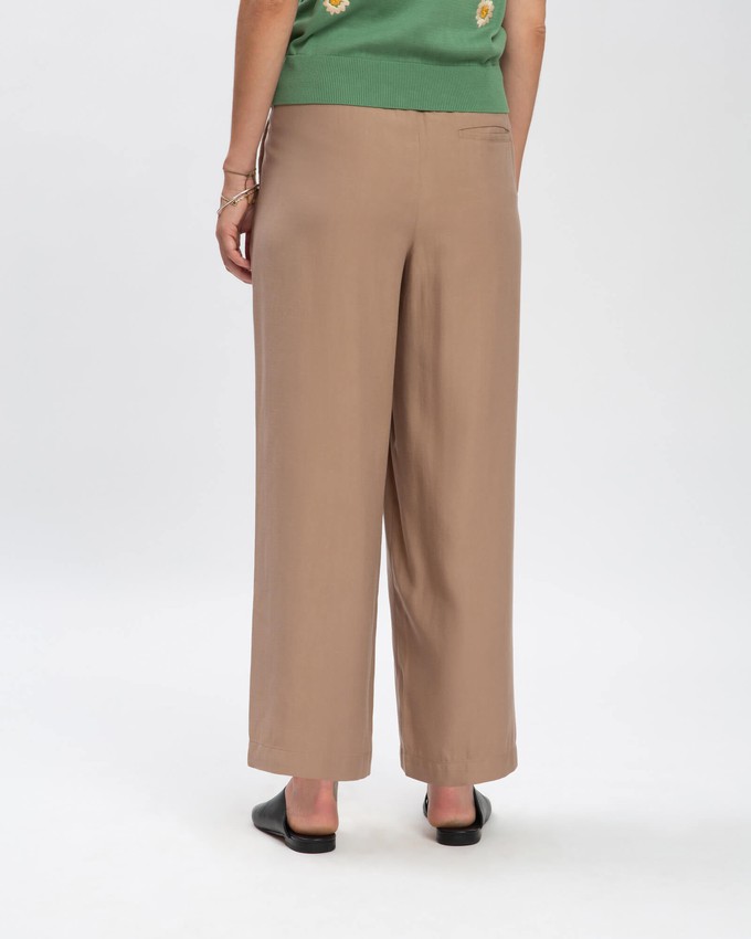 Tencel Pants portabella from Matona