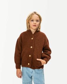 Wool Bomber Jacket chestnut via Matona