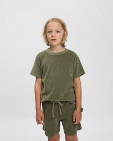 Terry Tee olive green via Matona