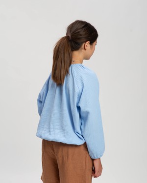 Balloon Blouse powder blue from Matona