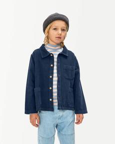 Boxy Corduroy Jacket anchor blue via Matona