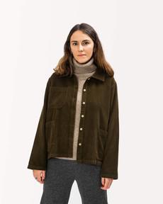 Corduroy Classic Jacket moss via Matona