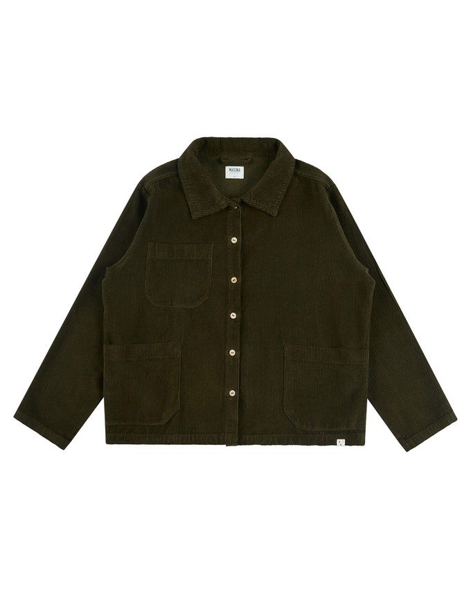 Corduroy Classic Jacket moss from Matona