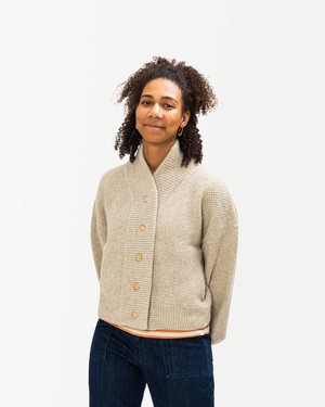 Knit Bomber Jacket alabaster from Matona