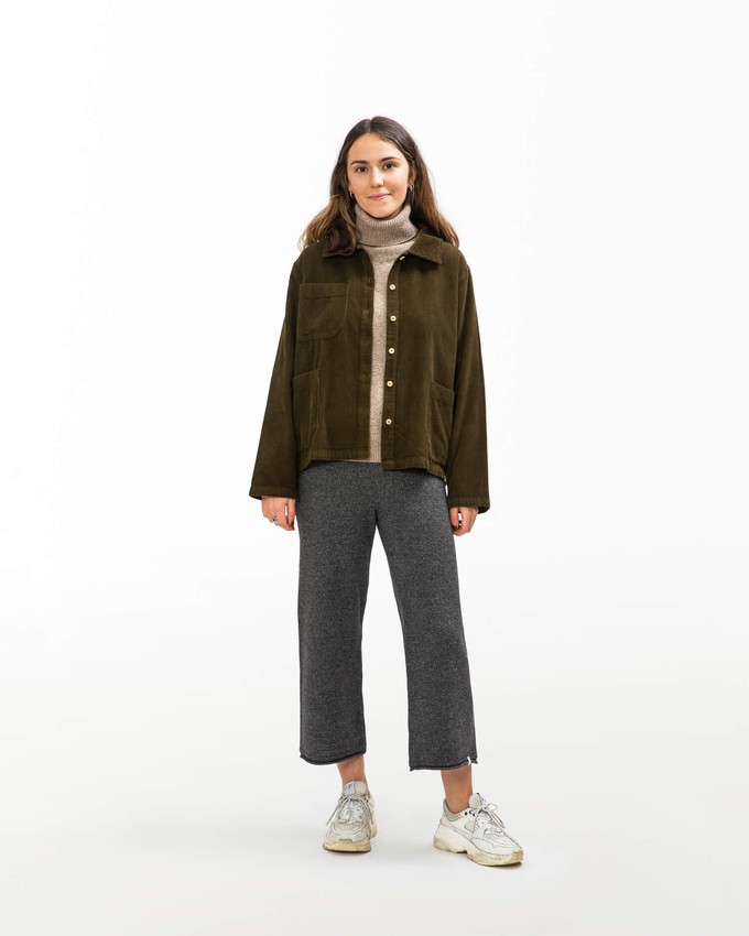 Corduroy Classic Jacket moss from Matona