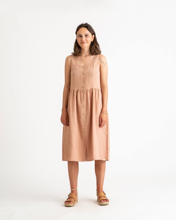 Gathered Dress rosewood from Matona