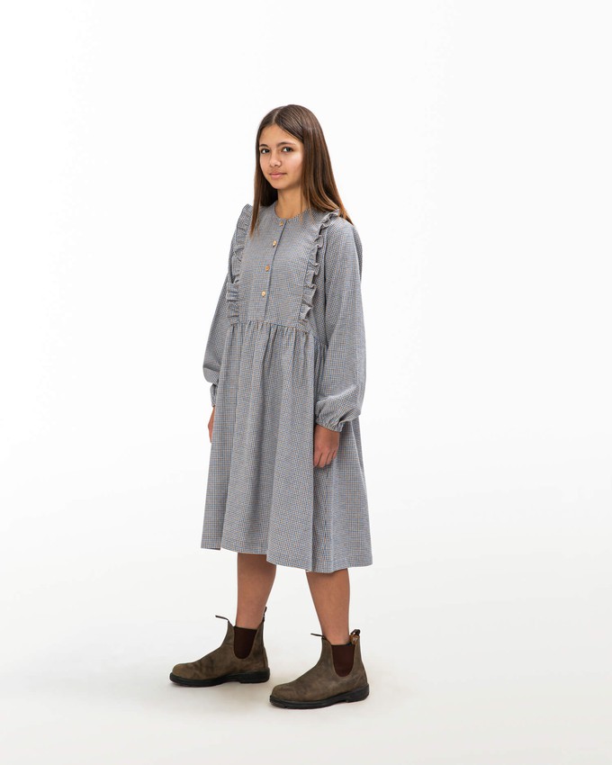 Flannel Kids Dress pepita from Matona