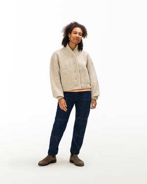 Knit Bomber Jacket alabaster from Matona