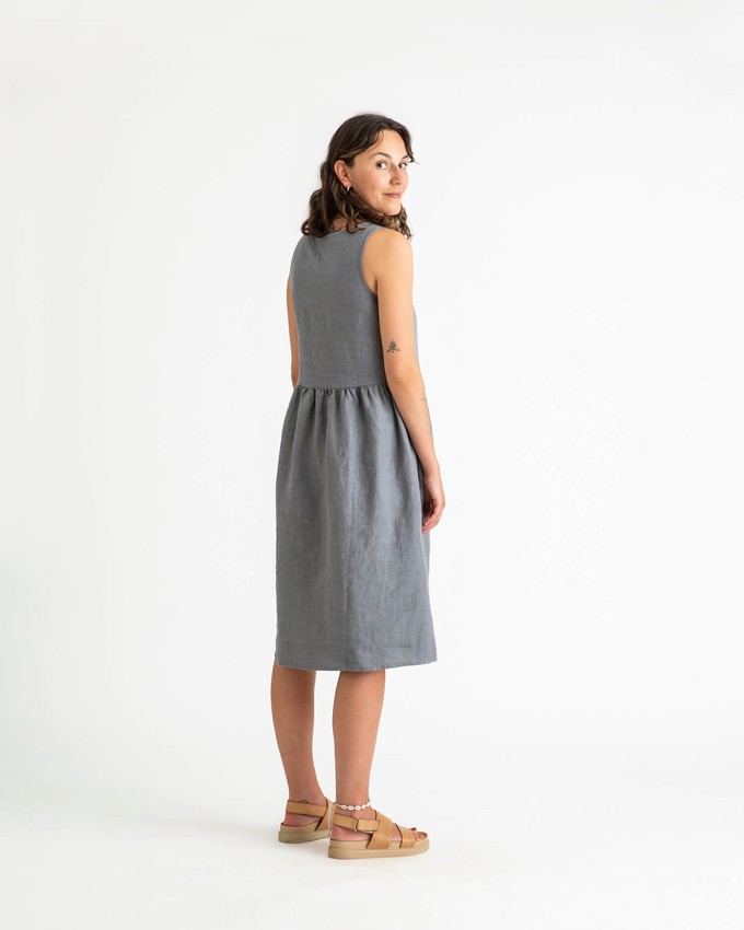 Gathered Dress storm blue from Matona