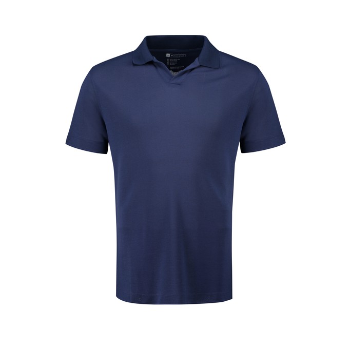 Pique Polo Medieval Blue from Mausons