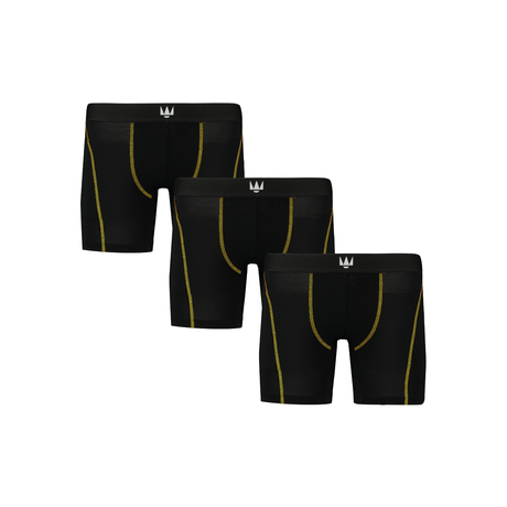 Yellow Stitched Boxershorts 3-pack from Mausons