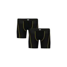 Yellow Stitched Boxershorts 2-pack via Mausons