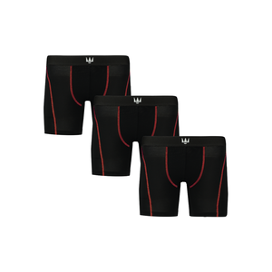 Red Stitched Boxershorts 3-pack from Mausons
