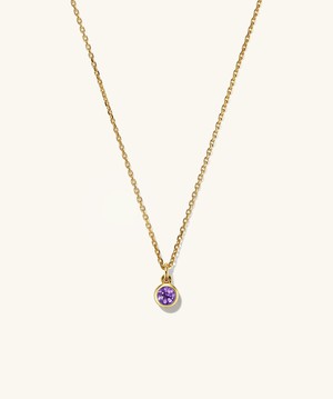 Sia Birthstone Pendant Necklace from Mejuri