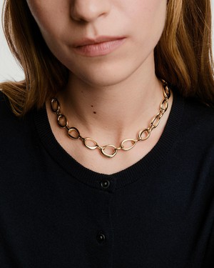 Organic DÃ´me Ripple Chain Necklace from Mejuri