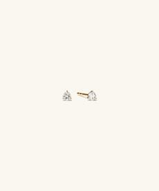 Diamond Mini Studs via Mejuri