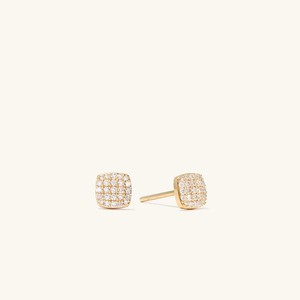 Pavé Diamond Cushion Studs from Mejuri