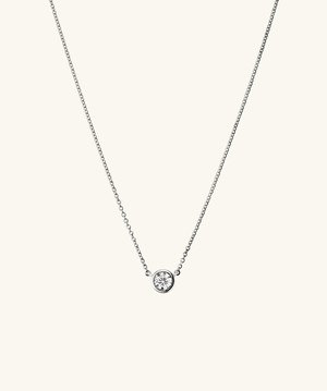 Bezel Lab Grown Diamond Necklace 0.5 ct from Mejuri