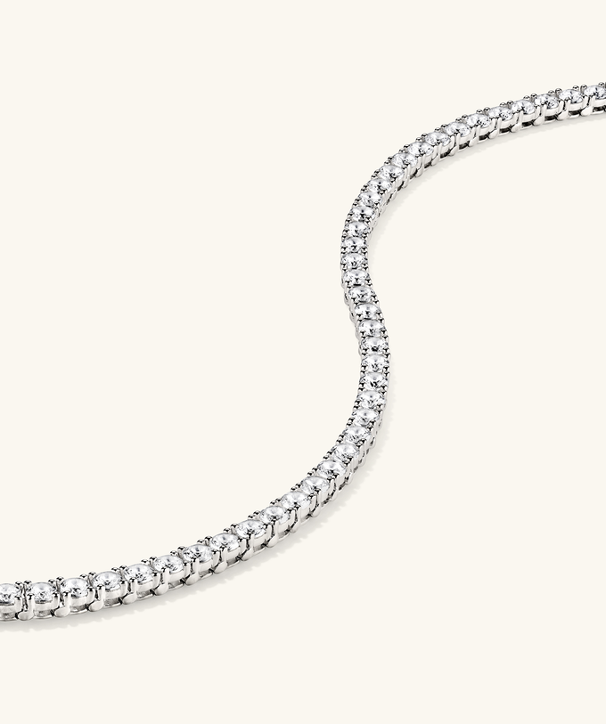 Lab Grown Sapphire Tennis Bracelet from Mejuri