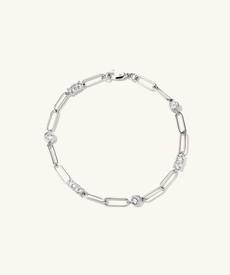 Zadie Lab Grown Sapphire Chain Bracelet via Mejuri