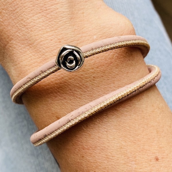 Kurkleer armband | Colza from MI-AMI